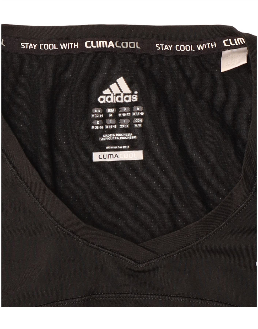 Adidas Mujer Climacool Chaleco Top Reino Unido 12/14 Mediano Negro
