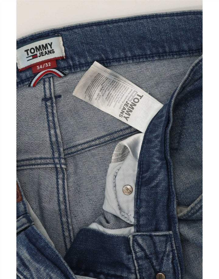 Tommy Hilfiger Vaqueros rectos para hombre W34 L32 Algodón azul
