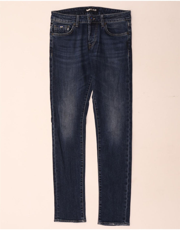 Vaqueros Slim Mujer Gas W29 L32 Algodón Azul