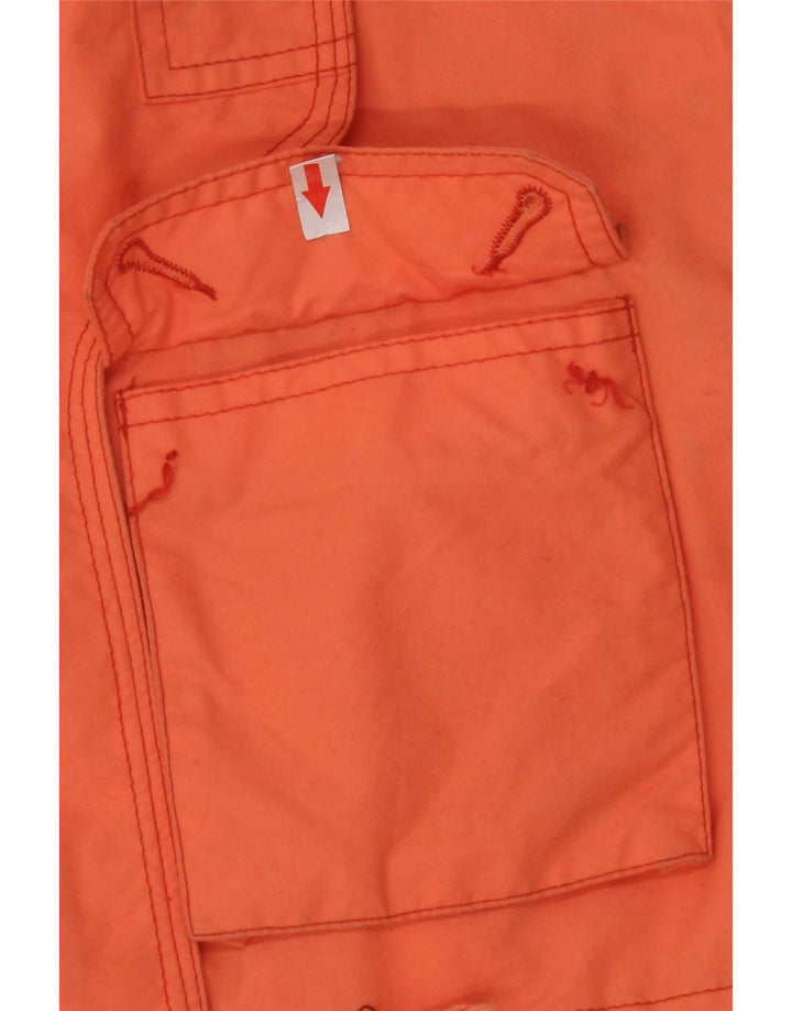 Chaqueta de esquí vintage para niñas 11-12 años Nylon naranja