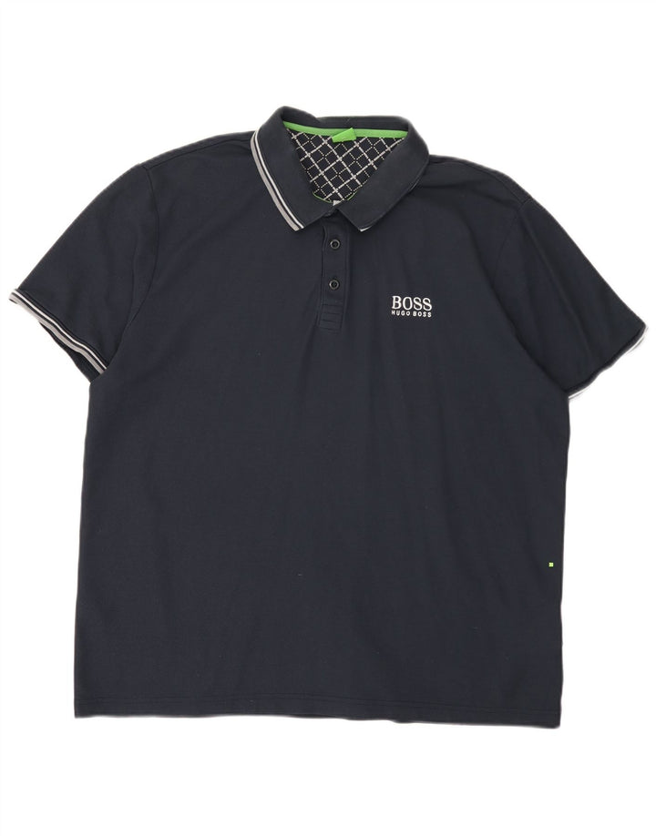 Polo HUGO BOSS para hombre 2XL Algodón azul marino