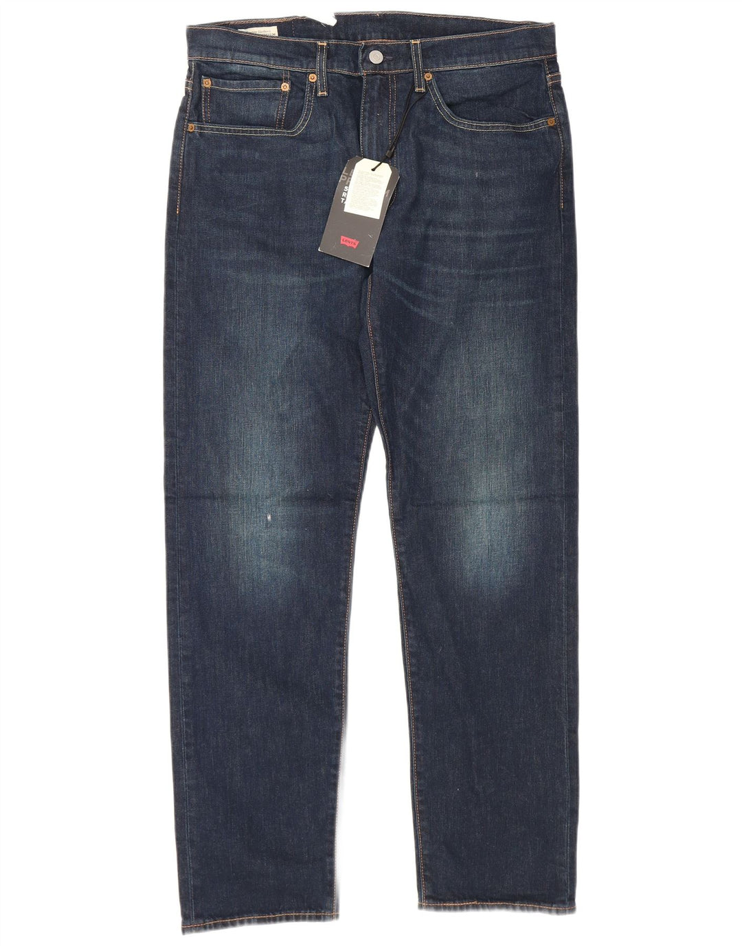 LEVI'S Vaqueros cónicos 502 para hombre W34 L32 Algodón azul marino