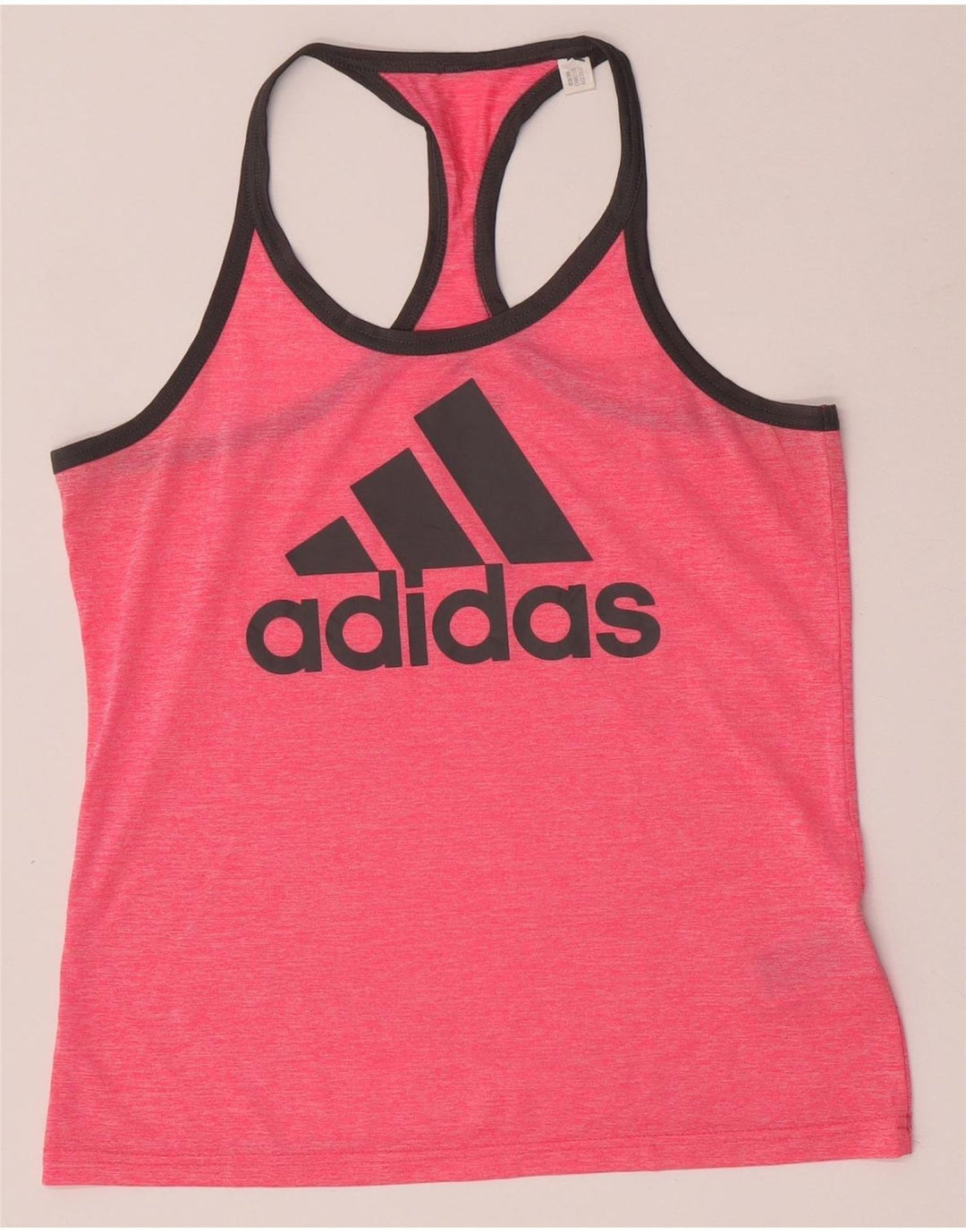 Adidas Mujer Climacool Graphic Chaleco Top Reino Unido 12/14 Medio Rosa Poliéster