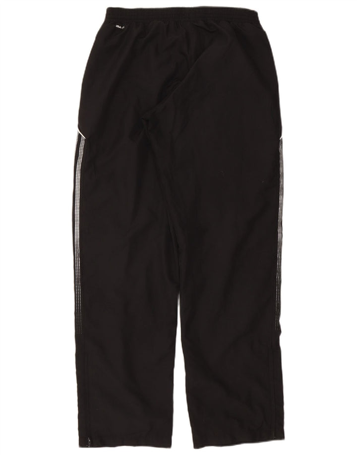 Adidas Mujer Climalite Chándal Pantalones UK 12 Mediano Negro Poliéster