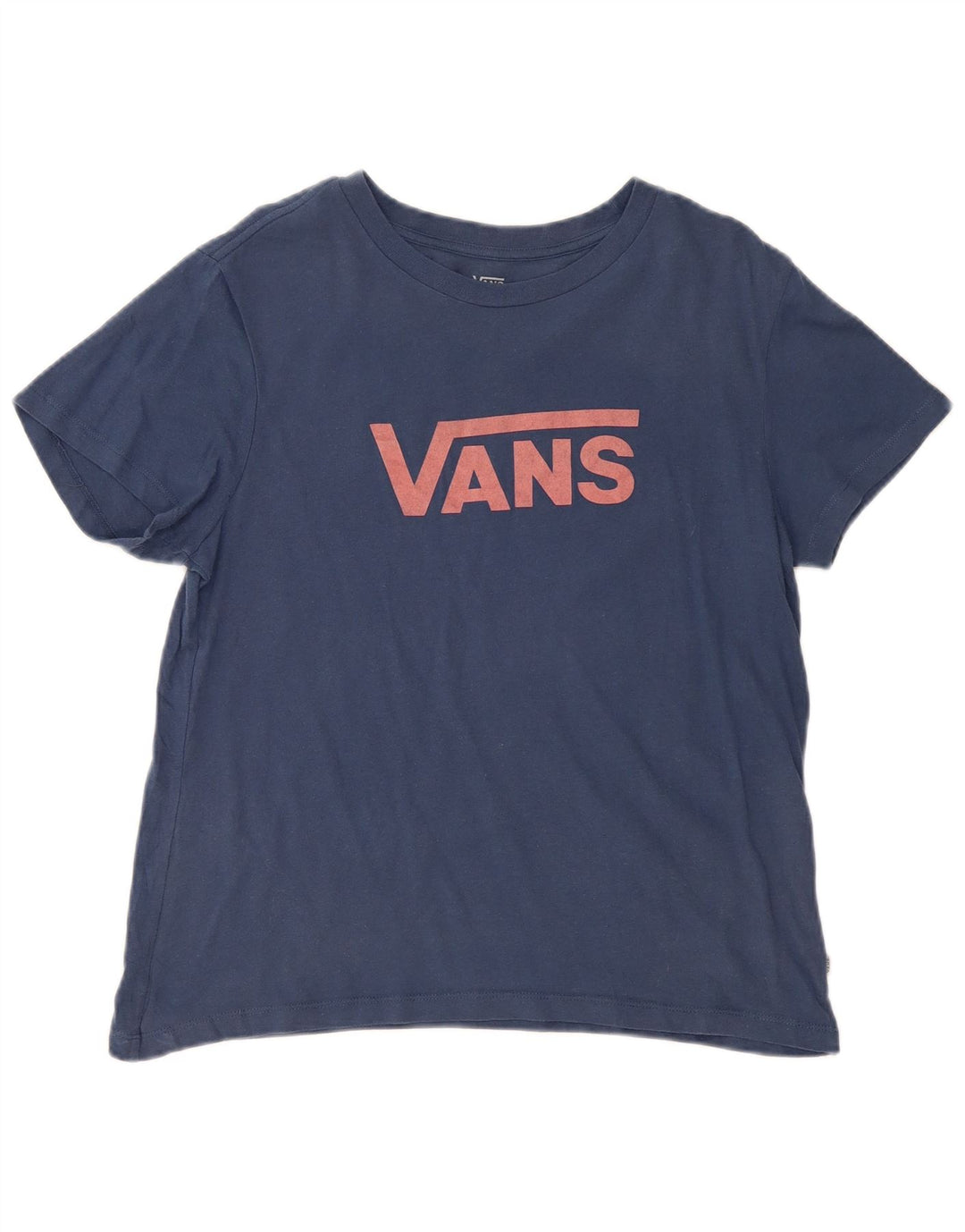 Vans Camiseta gráfica para mujer Top UK 46 Large Azul marino Algodón
