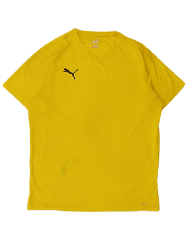 Camiseta Puma Hombre Top Large Poliéster Amarillo