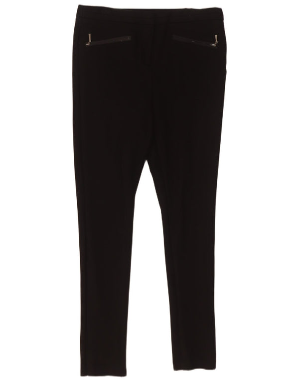 Marks & Spencer Pantalones Casuales Autograph para Mujer UK 10 Small W30 L30 Negro
