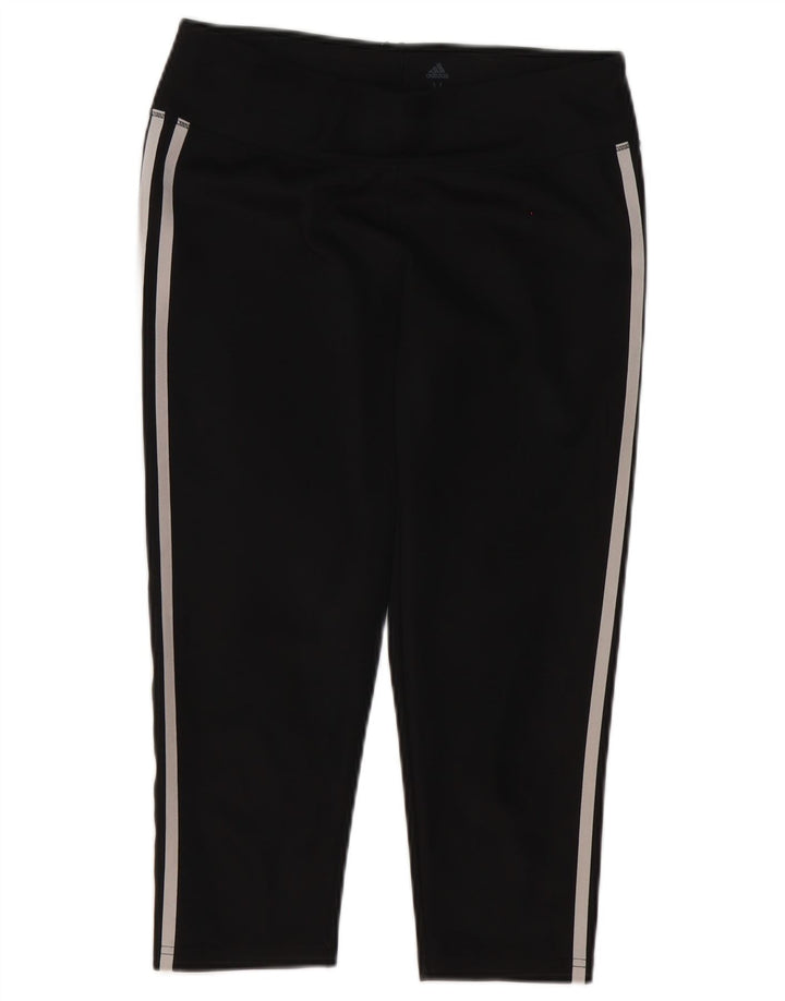 Adidas Mujer Climalite Capri Leggings Reino Unido 12/14 Mediano Negro