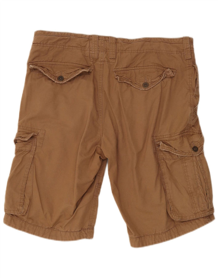 Pantalones cortos tipo cargo para hombre Fat Face W34 Algodón marrón grande