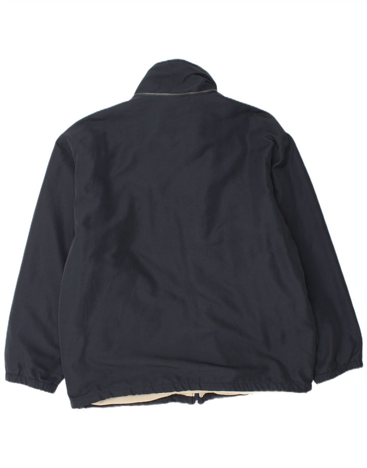 Kappa Chaqueta reversible holgada para hombre UK 36 Small Azul marino Poliéster
