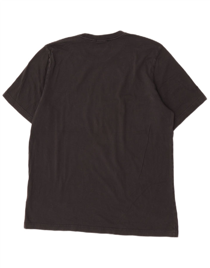 Adidas - Camiseta para hombre, talla grande, algodón negro