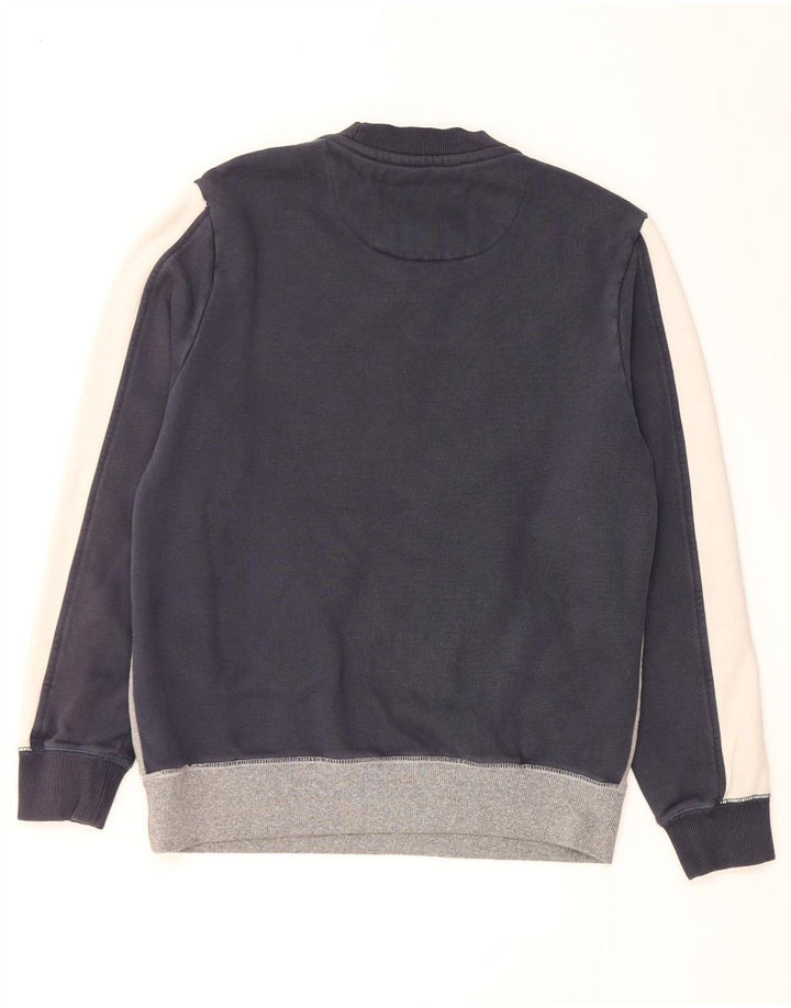 Jack Wills Hombre Salcombe Sudadera Jumper Large Multicolor Colorblock