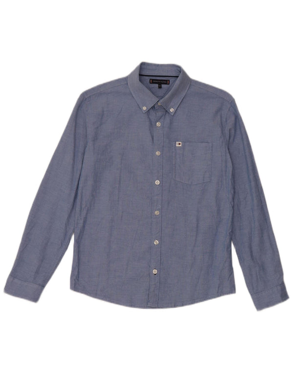 Tommy Hilfiger Camisa Niño 11-12 Años Azul Algodón