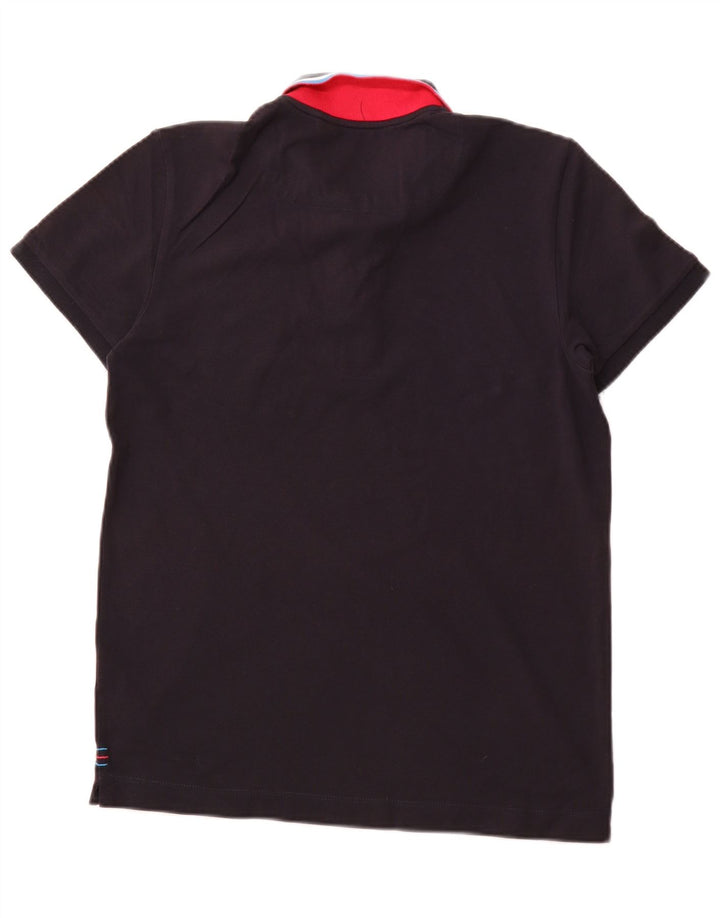 GAS Mens Polo Shirt Medium Navy Blue