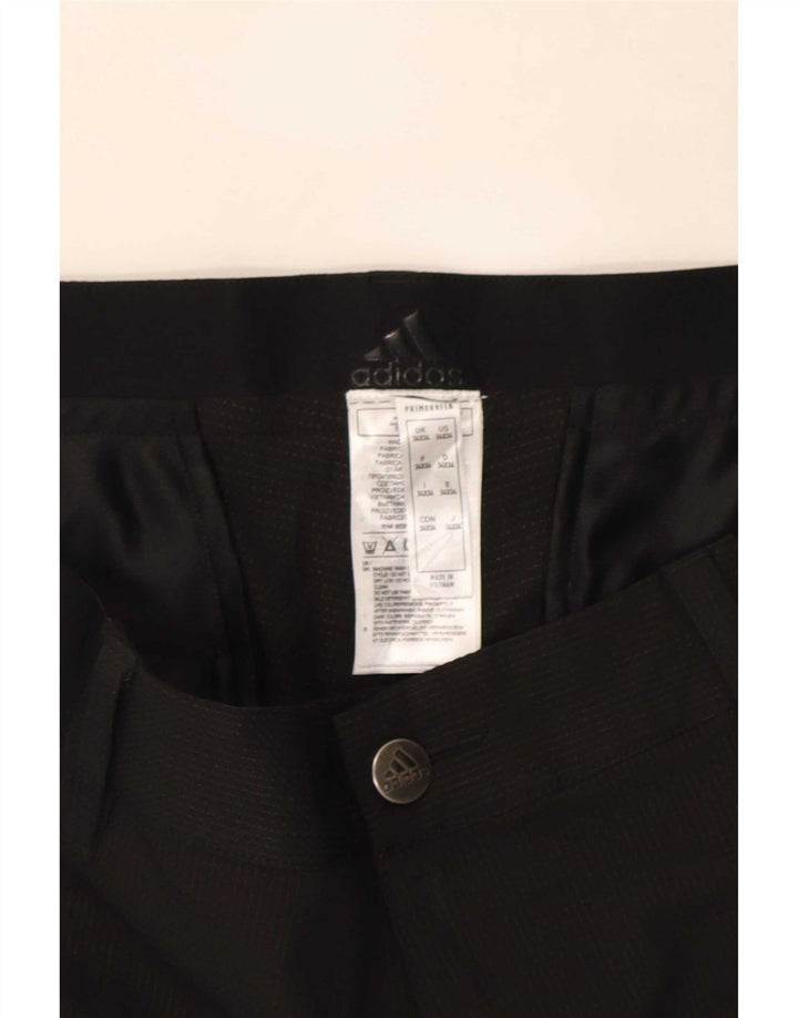 Adidas Pantalones Chinos Slim Para Hombre W34 L29 Poliéster Negro