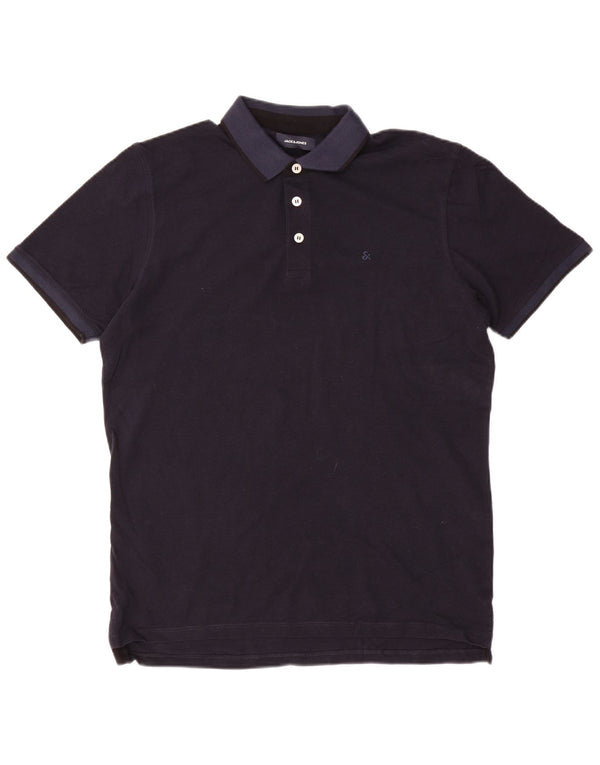 JACK & JONES Polo Hombre XL Azul Marino Algodón