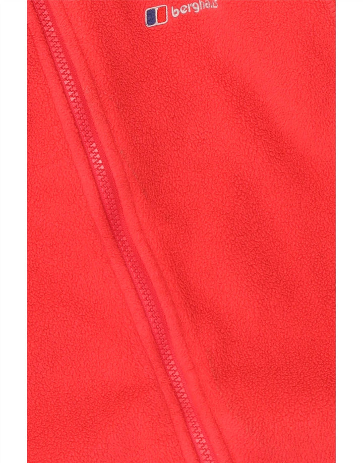Berghaus Chaqueta polar para mujer UK 44 Grande Poliéster rojo