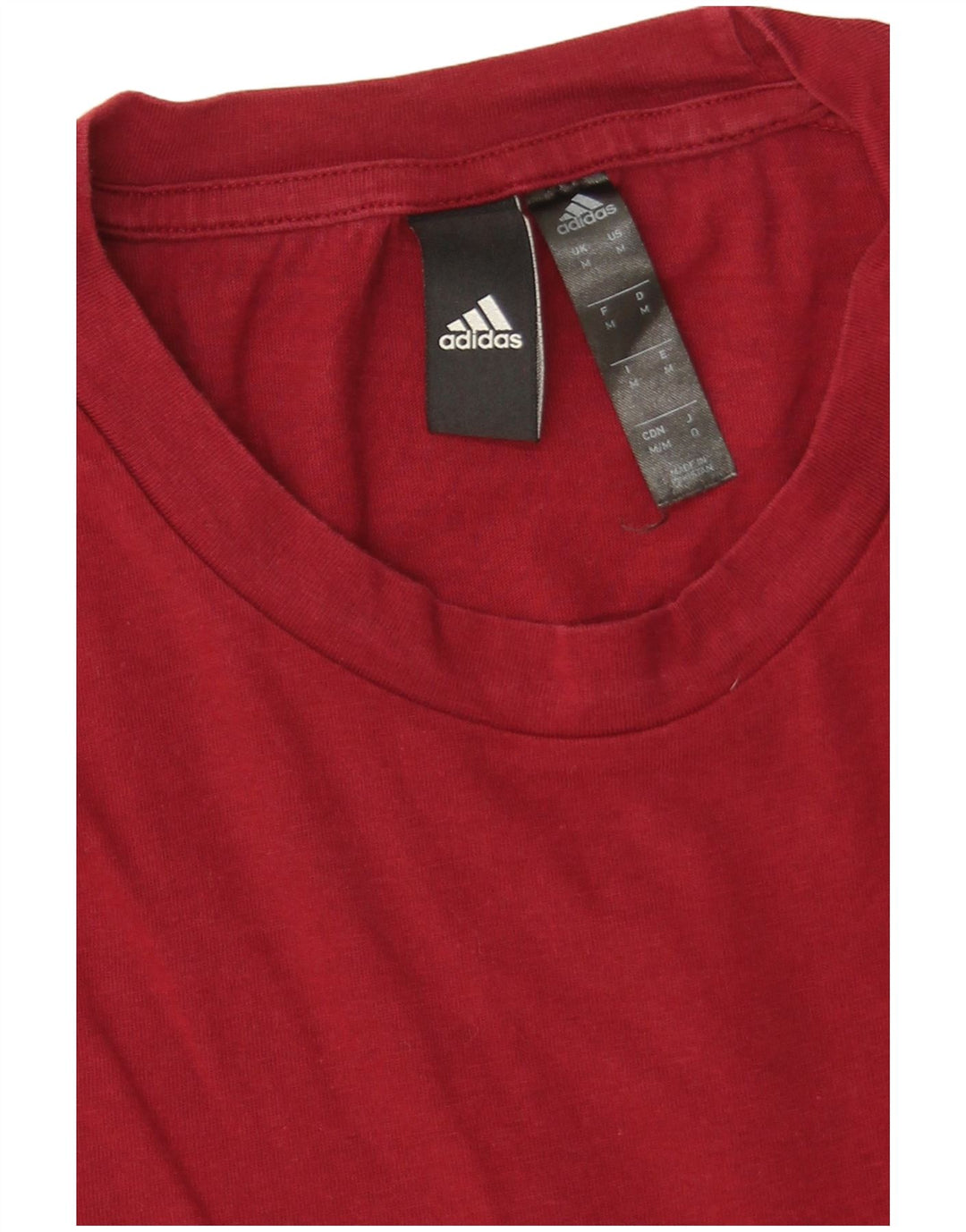 Camiseta Adidas Hombre Top Medium Rojo Algodón
