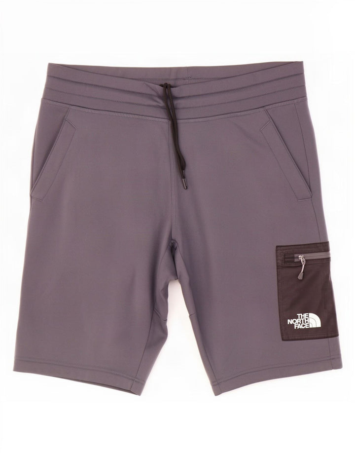 The North Face Pantalones cortos deportivos tipo cargo para hombre, talla grande, gris