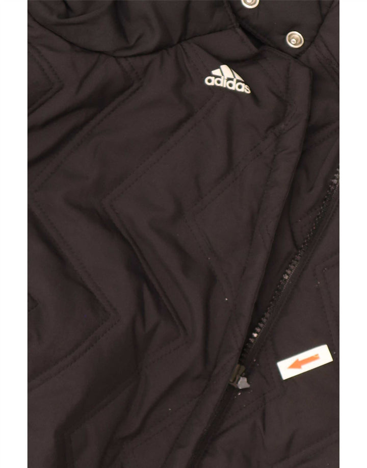 Adidas Chaleco acolchado para mujer UK 20 2XL Poliéster negro