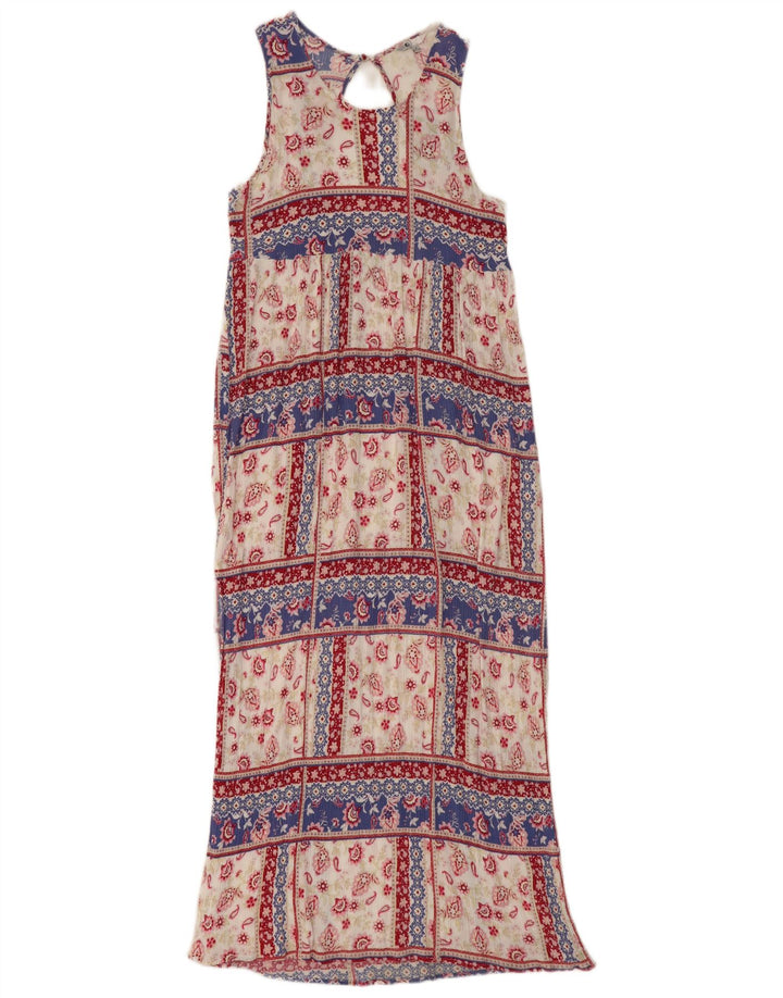Volcom Vestido largo sin mangas para mujer UK 40 Medium Paisley multicolor