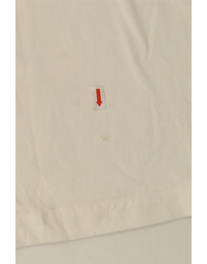 FILA Mens Graphic T-Shirt Top Large White Cotton Vintage Fila and Second-Hand Fila from Messina Hembry 