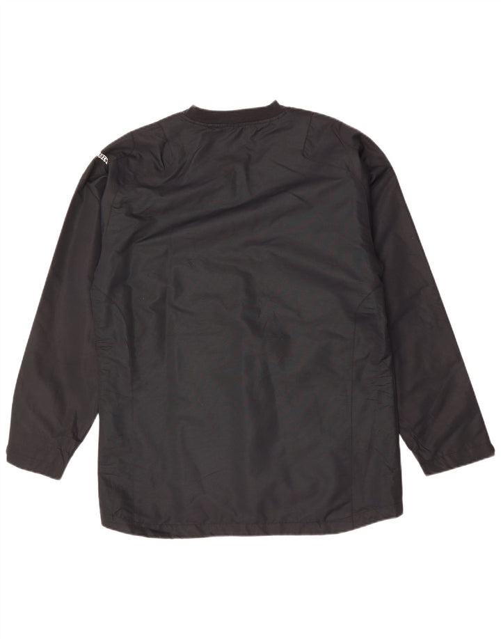 VINTAGE Chaqueta cortavientos para hombre Reino Unido 34 XS Poliéster gris