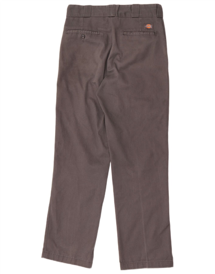Dickies Pantalón chino recto para hombre W32 L32 Poliéster gris