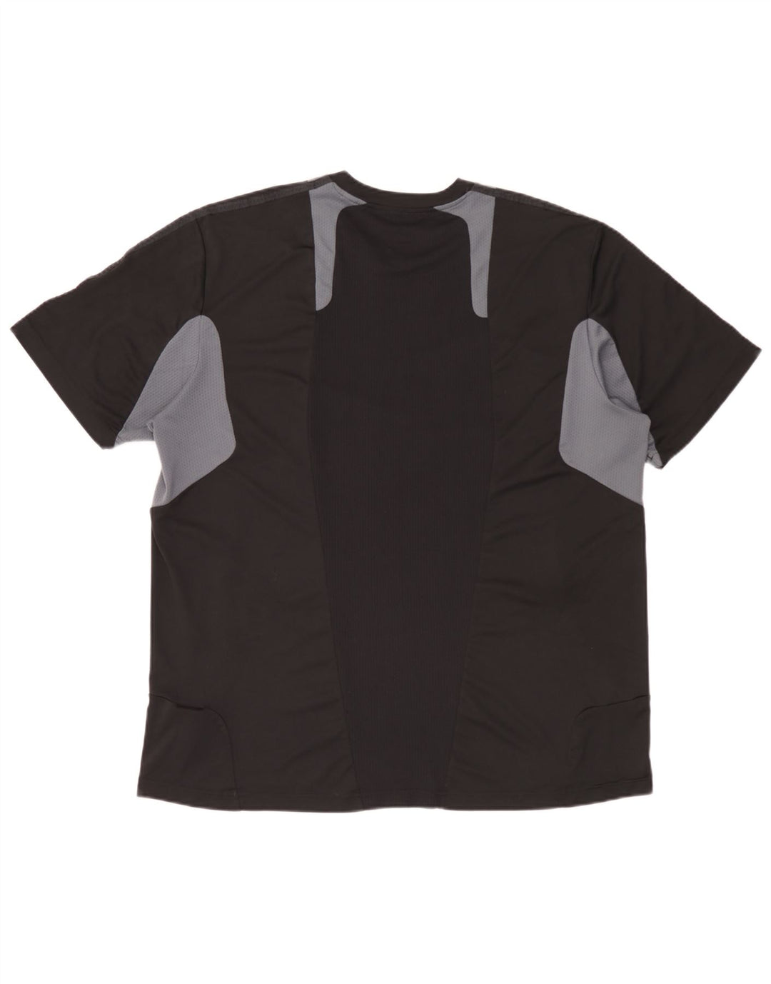 Adidas Mens Climacool Camiseta Top 2XL Negro Colorblock Poliéster