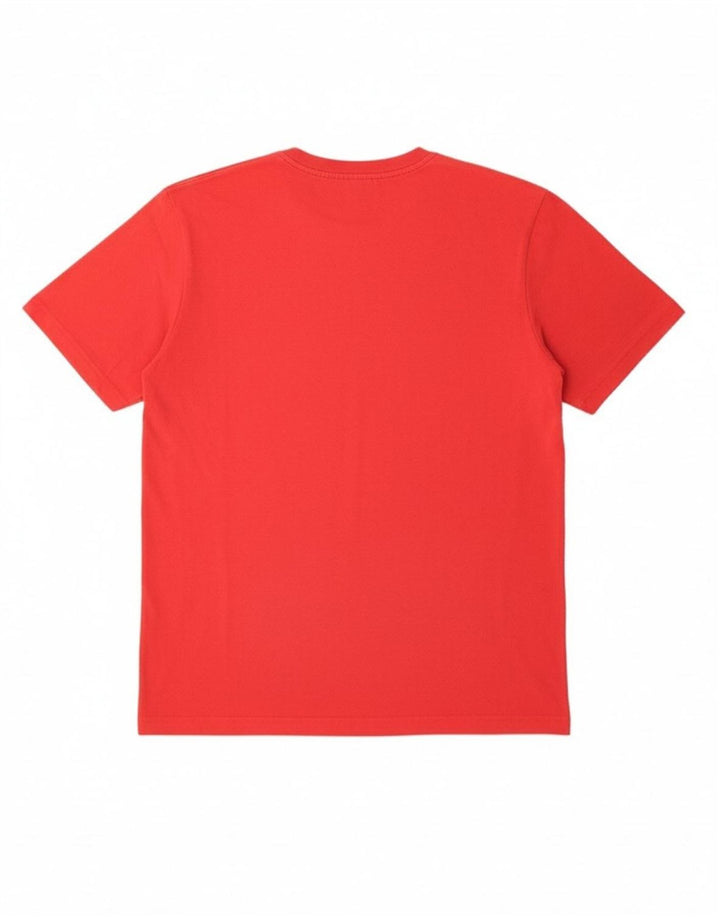 ARMANI JEANS Mens T-Shirt Top Large Red Cotton
