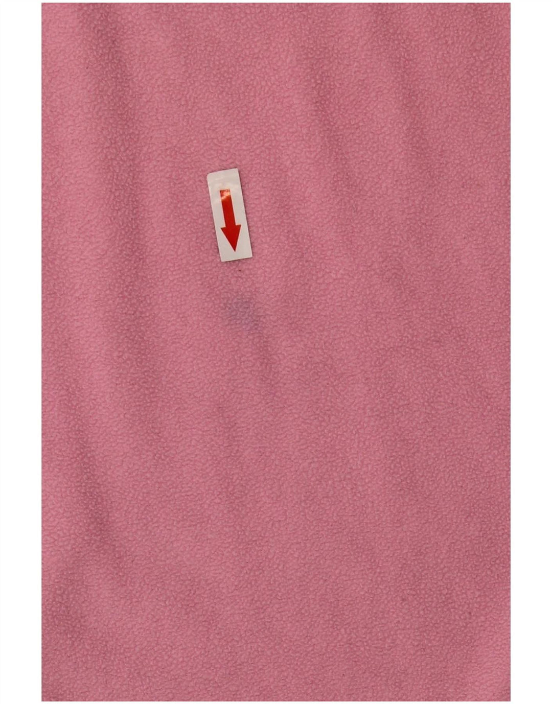 Reebok - Jersey de forro polar con cremallera para mujer, talla 40, poliéster rosa grande
