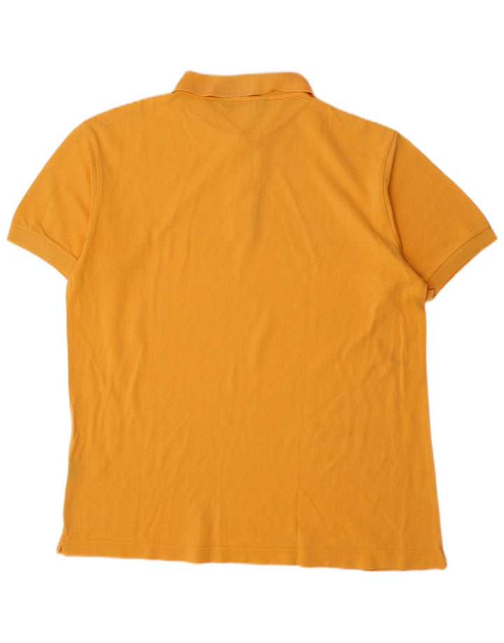 Polo Kappa Hombre Naranja Medio Algodón