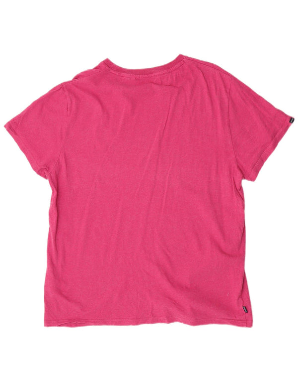 Superdry Camiseta para hombre Top 2XL Algodón rosa