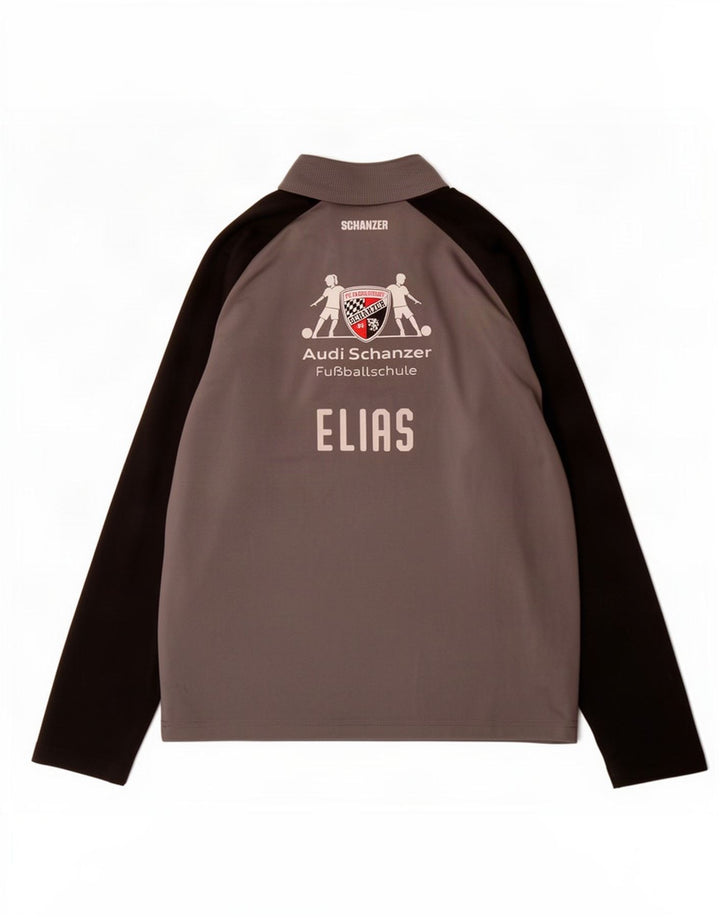 Puma - Camiseta de chándal para niño con gráfico, color gris, 11-12 años