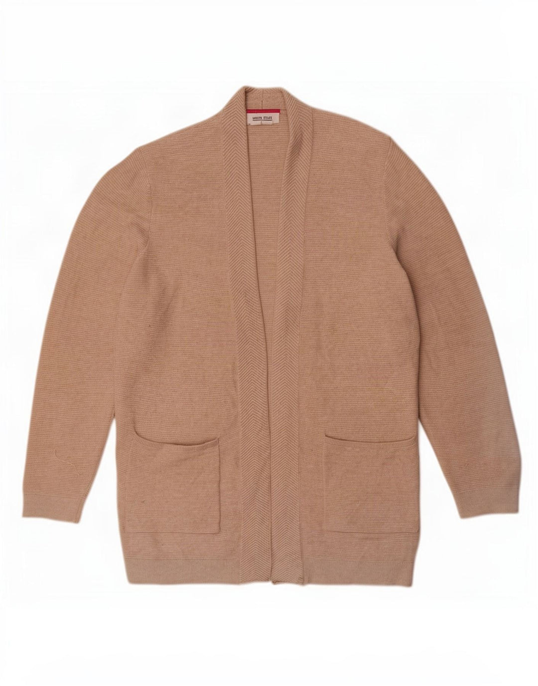 White Stuff Suéter Cárdigan Abierto para Mujer UK 40 Small Beige