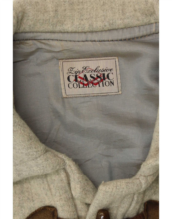 Trenca con cremallera para hombre UK 42 XL Lana verde