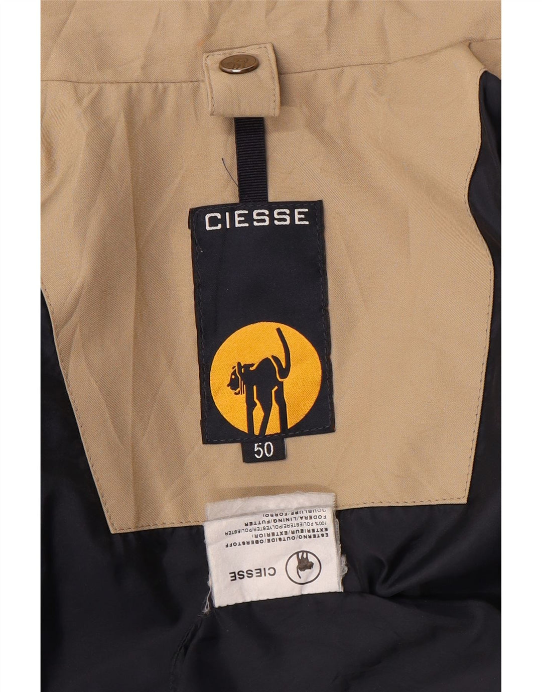 CIESSE PIUMINI Chaqueta utilitaria holgada para hombre IT 50 Poliéster beige medio