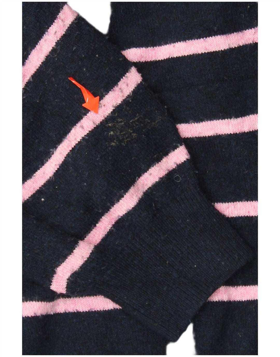 MARKS & SPENCER Suéter tipo jersey con cuello y botones para mujer UK 40 Medio Azul marino