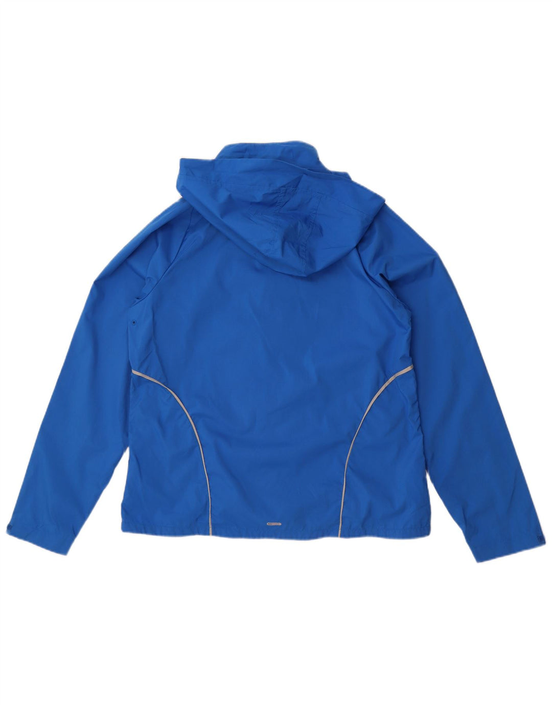 Puma - Chaqueta impermeable con capucha para mujer, talla 40, poliéster azul grande