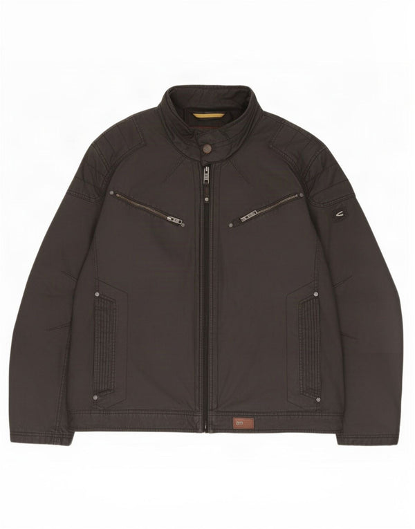 Camel Active Chaqueta cortavientos para hombre EU 58 2XL Algodón negro