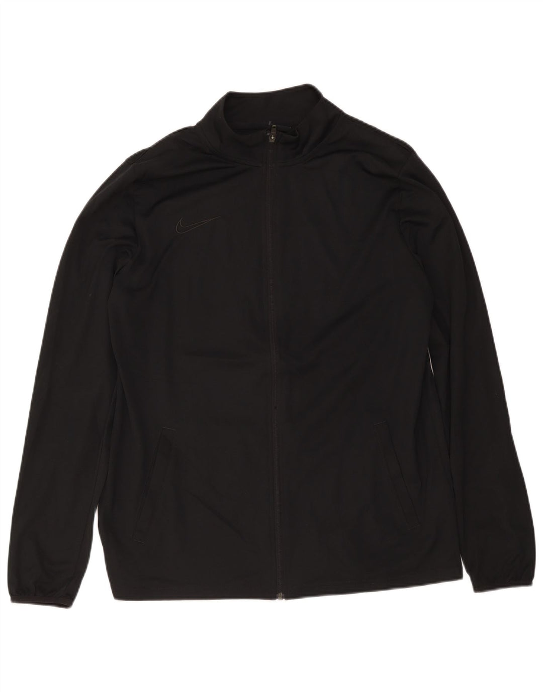 Nike Hombre Dri Fit Chándal Top Chaqueta XL Poliéster Negro