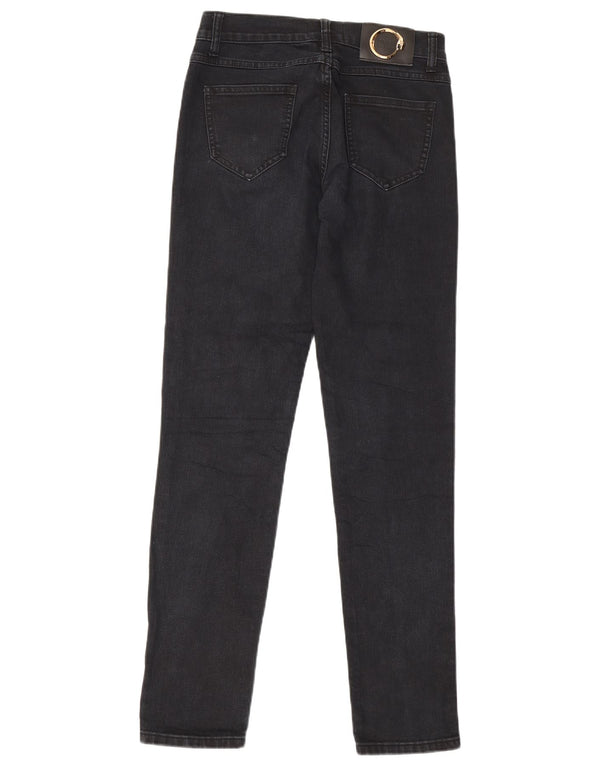 Roberto Cavalli Jeans ajustados para mujer IT 42 Medium W30 L30 Algodón azul marino