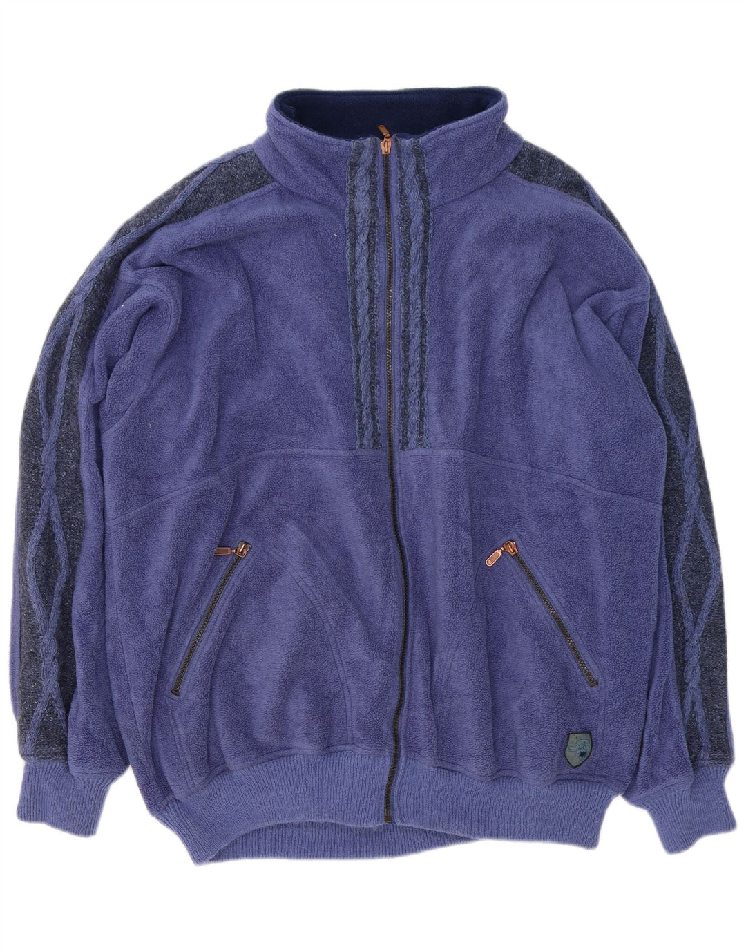 Silvy Chaqueta polar para hombre UK 44 2XL Púrpura