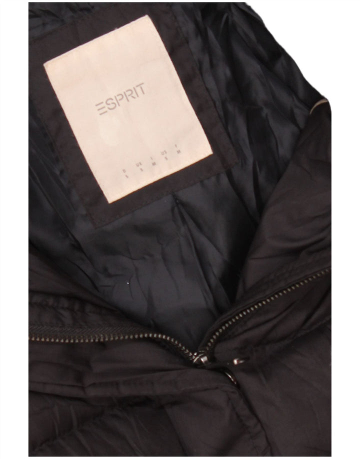 ESPRIT Chaqueta acolchada con capucha para mujer UK 10 Small Black