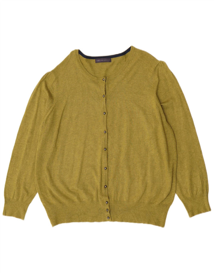 Marks & Spencer - Cárdigan para mujer, talla 40, XL, color verde