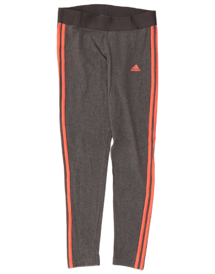 Leggings ADIDAS para mujer Reino Unido 12/14 Algodón gris medio