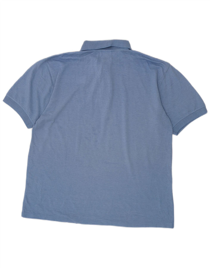 Polo PUMA para hombre de algodón azul medio