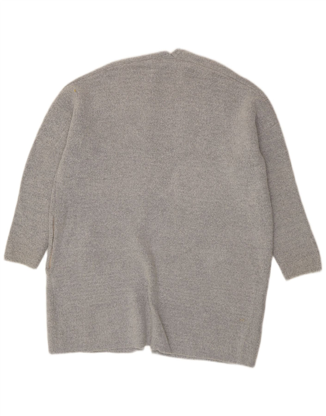 Oasis Suéter tipo cárdigan abierto de gran tamaño para mujer UK 46 Acrílico gris grande