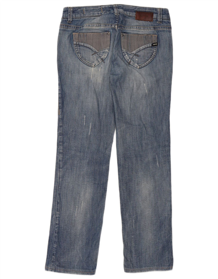 Vaqueros Recto Mujer Gas W30 L31 Algodón Azul