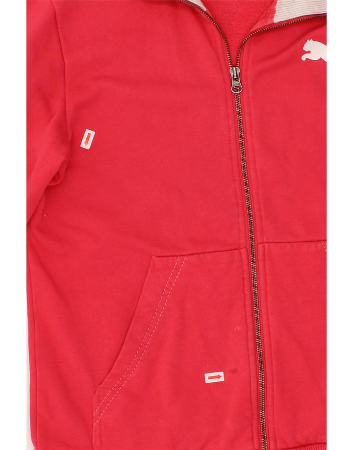 PUMA Womens Tracksuit Top Jacket UK 14 Large Pink Vintage Puma and Second-Hand Puma from Messina Hembry 